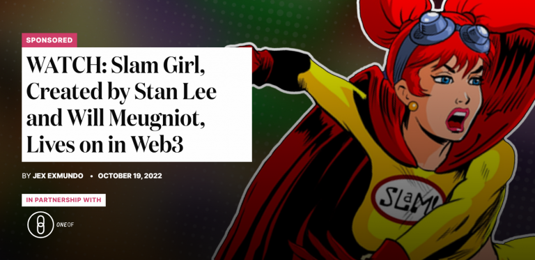 WATCH: Slam Girl, Created by Stan Lee and Will Meugniot, Lives on in Web3